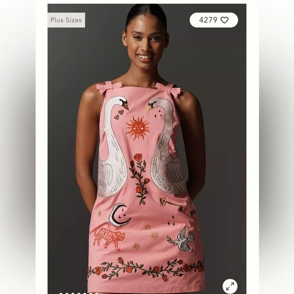 Anthropologie Maeve Embroidered Mini Shift Dress is available for purchase  on au PAY Market - Imported Goods Online Store Co.Ltd. | au PAY Market